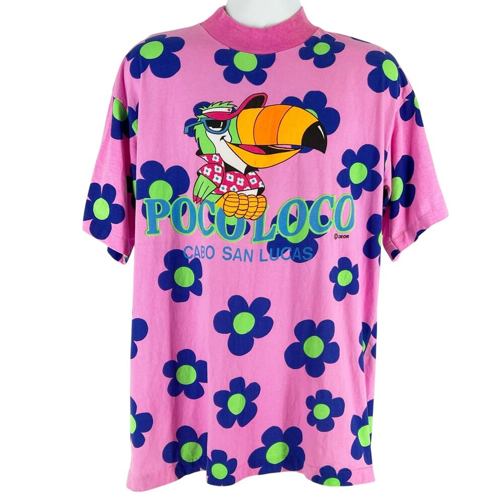 90s Poco Loco Club Cabo San Lucas tshirt 1990s vintage